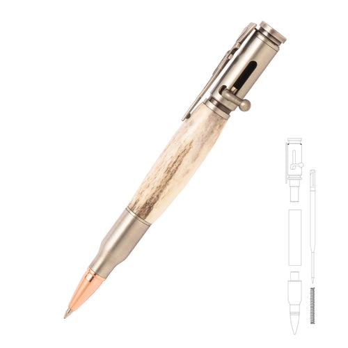 30 Caliber Bolt Action Bullet Cartridge Pen