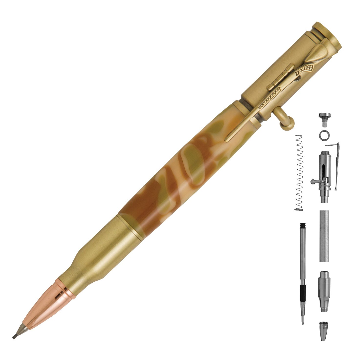 30 Caliber Bolt Action Bullet Cartridge Pencil