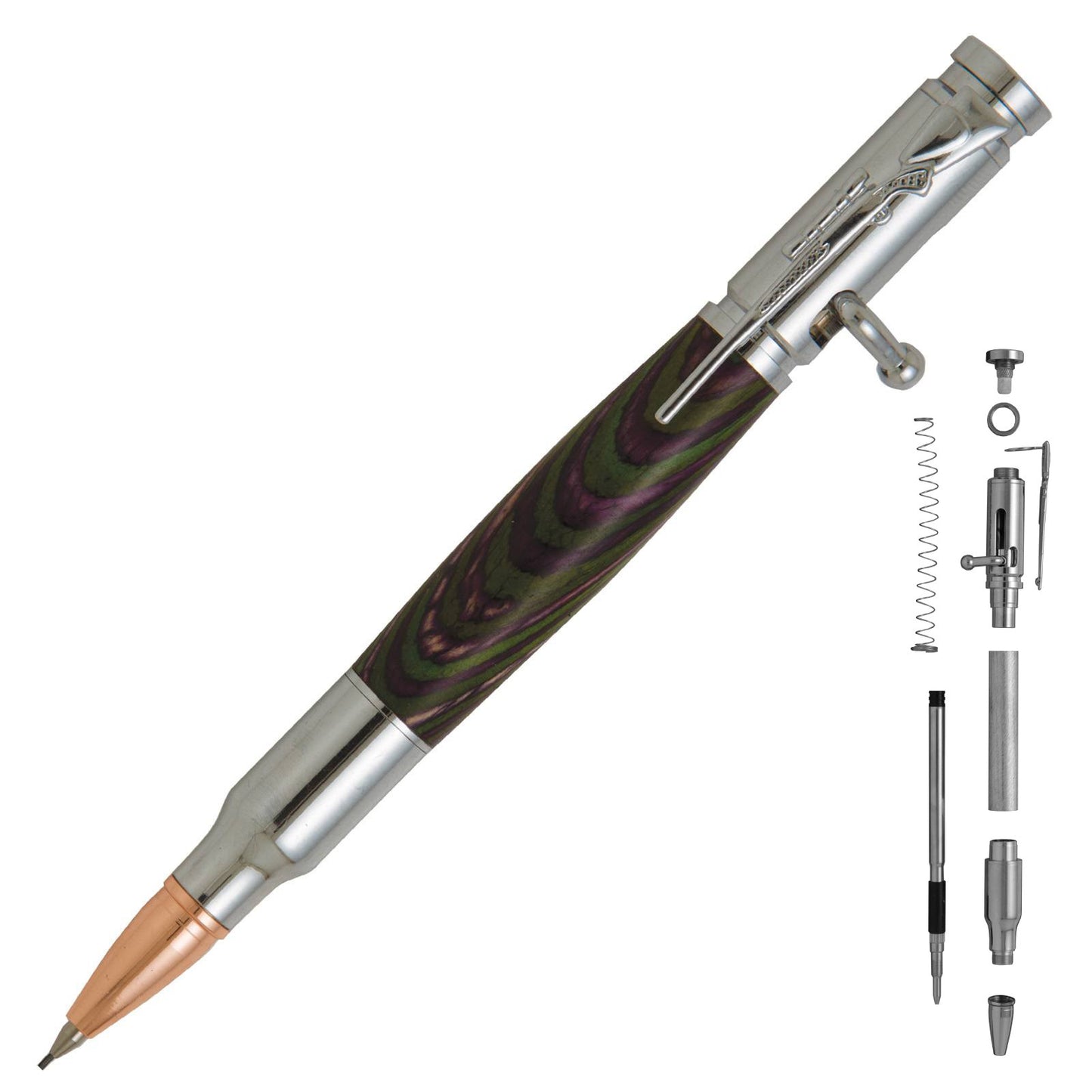 30 Caliber Bolt Action Bullet Cartridge Pencil