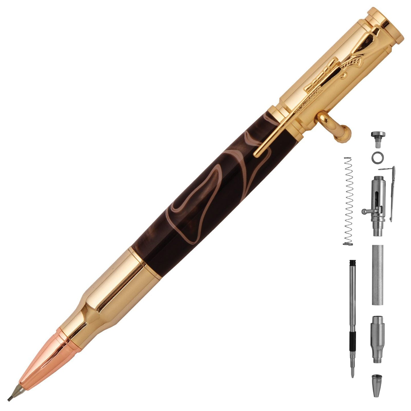 30 Caliber Bolt Action Bullet Cartridge Pencil