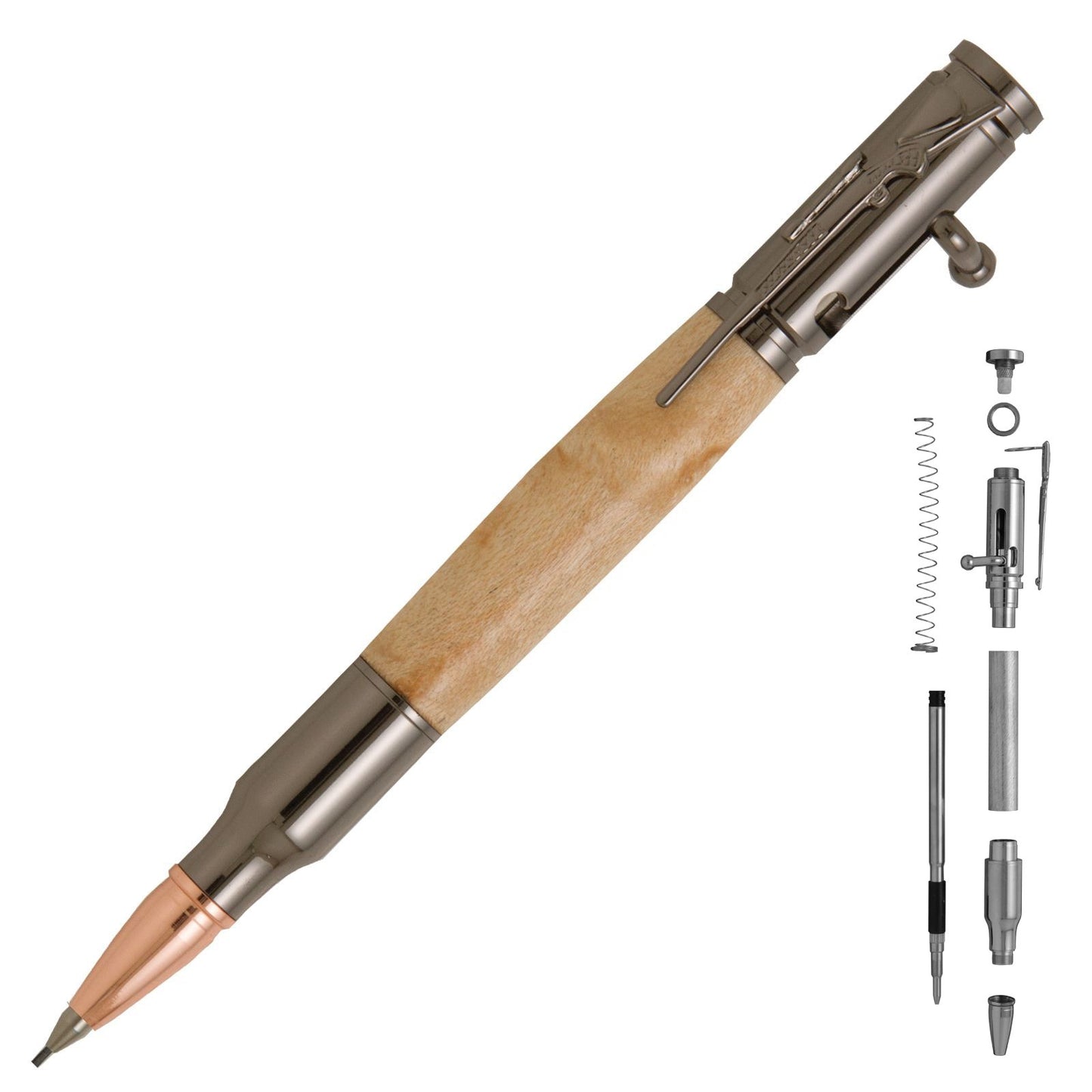 30 Caliber Bolt Action Bullet Cartridge Pencil