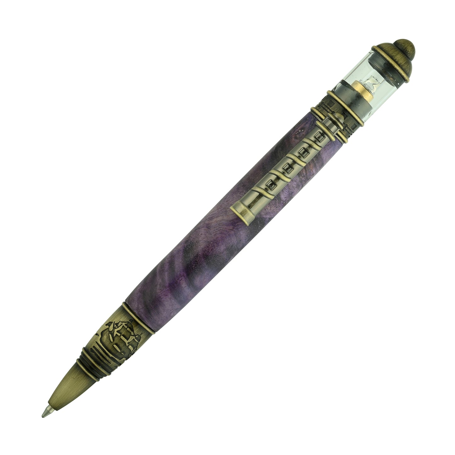 Lighthouse Antique Bronze Pen