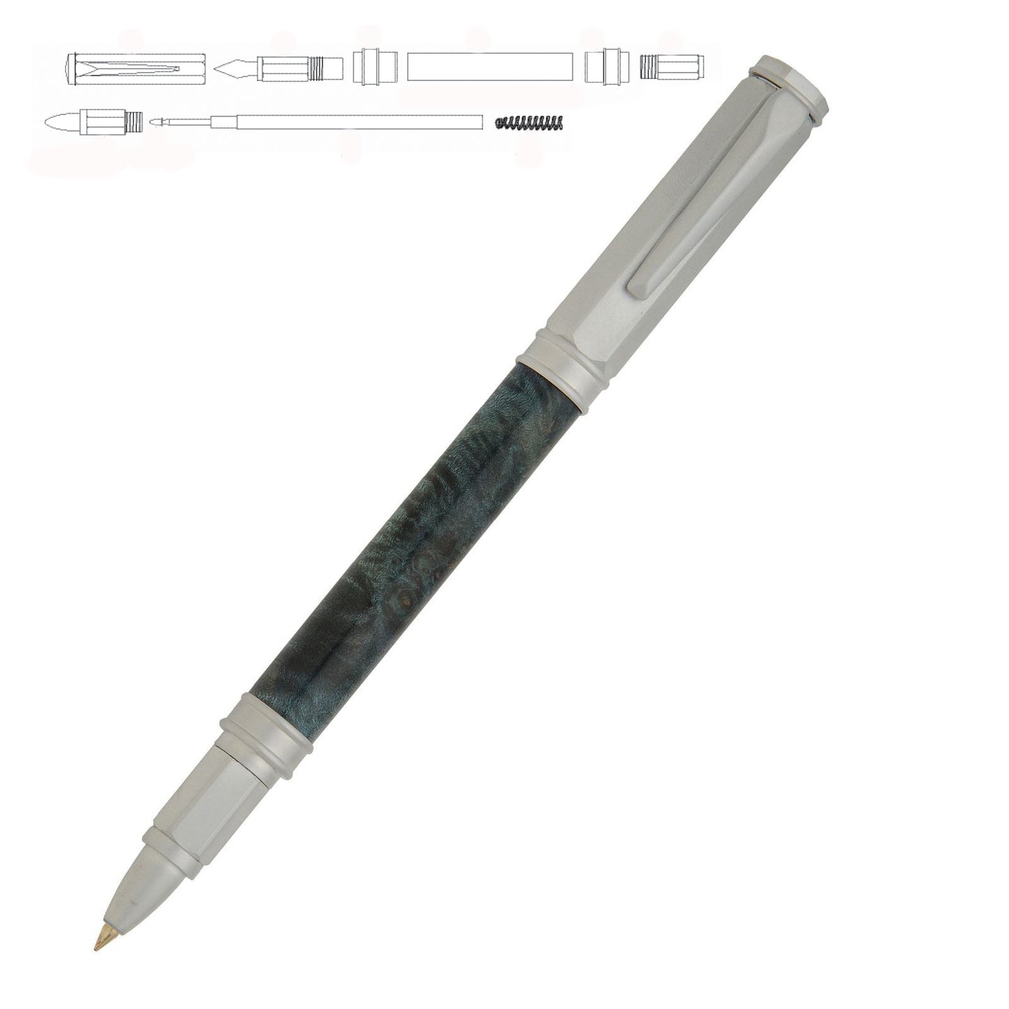 Magnetic Vertex Rollerball Pen